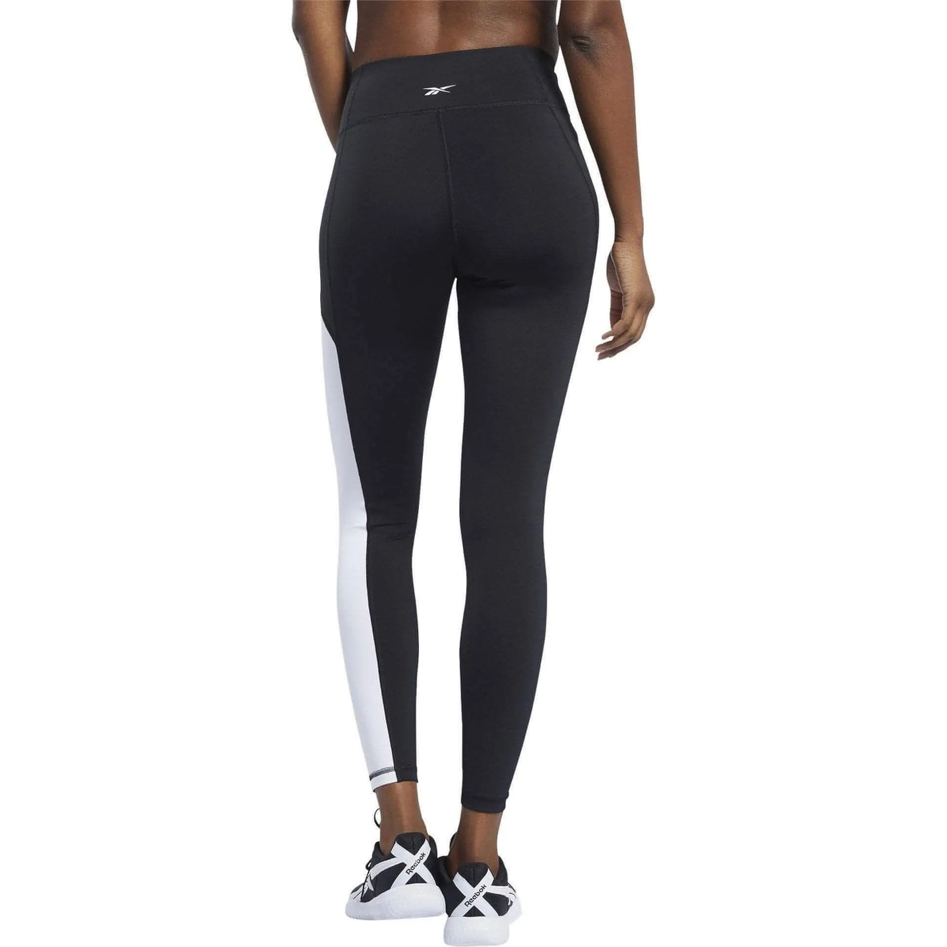 Reebok Workout Ready Logo Womens Long Training Tights - Black