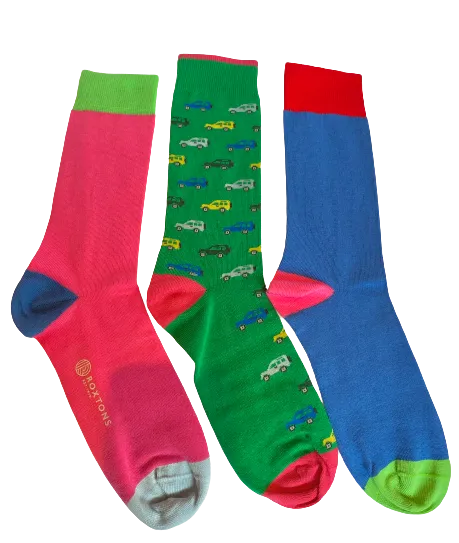 Roxtons - Mixed Socks 3 Pack