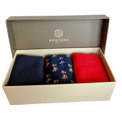 Roxtons - Mixed Socks 3 Pack