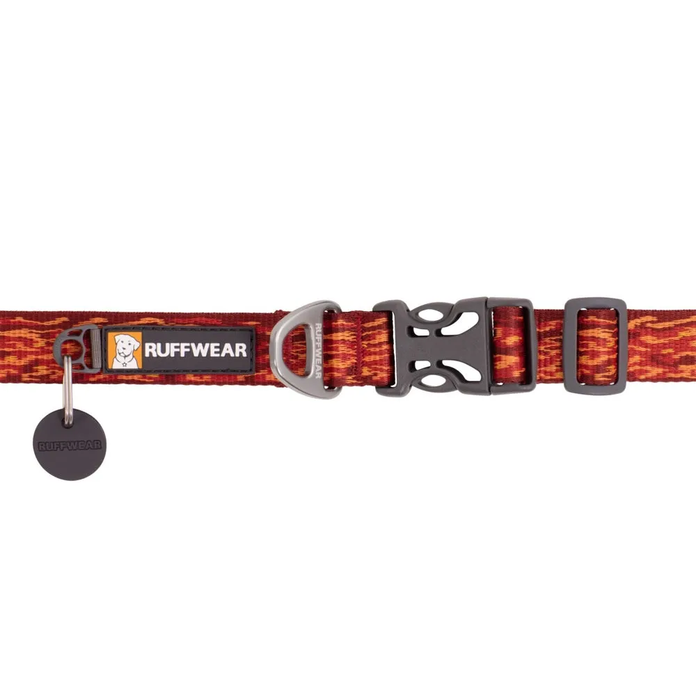 Ruffwear Flat Out Patterned Dog Collar (Ember Distortion)