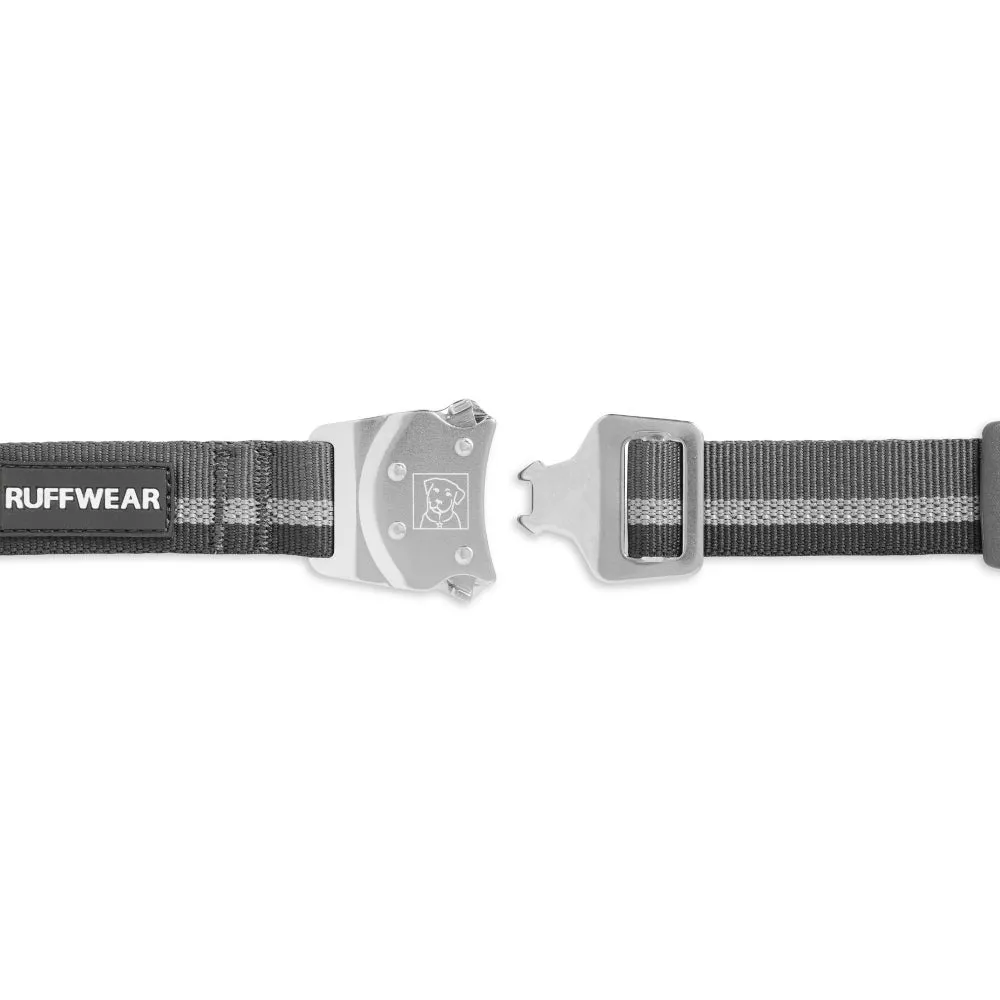 Ruffwear Top Rope Reflective Ballasted Dog Collar (Granite Gray)