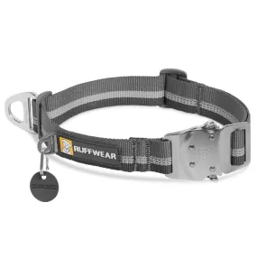 Ruffwear Top Rope Reflective Ballasted Dog Collar (Granite Gray)