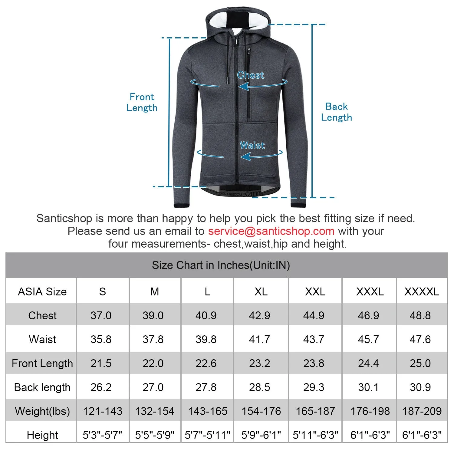 Santic Mani Men Cycling Jacket Long Sleeve Thermal