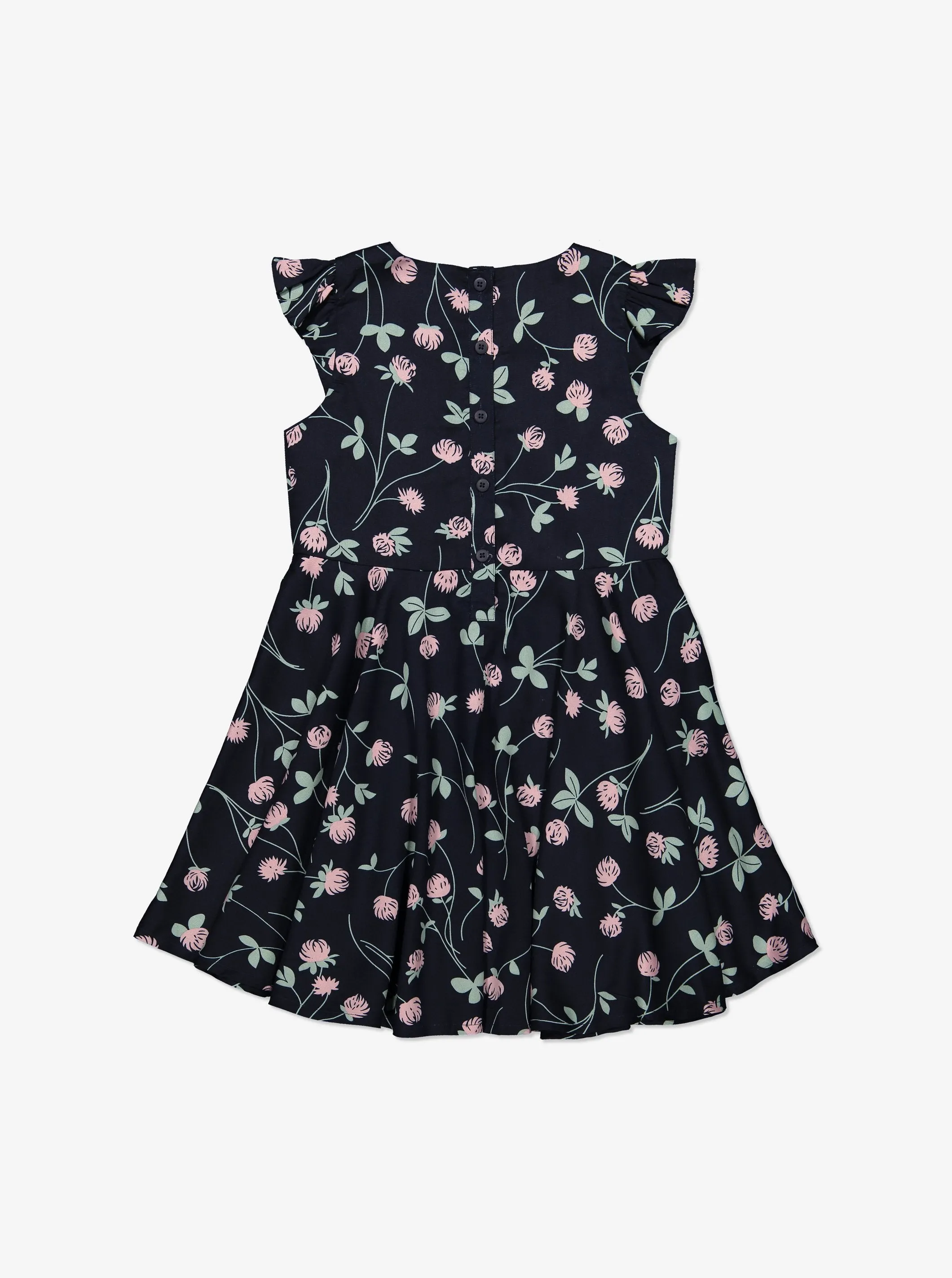 Scandi Floral Kids Dress