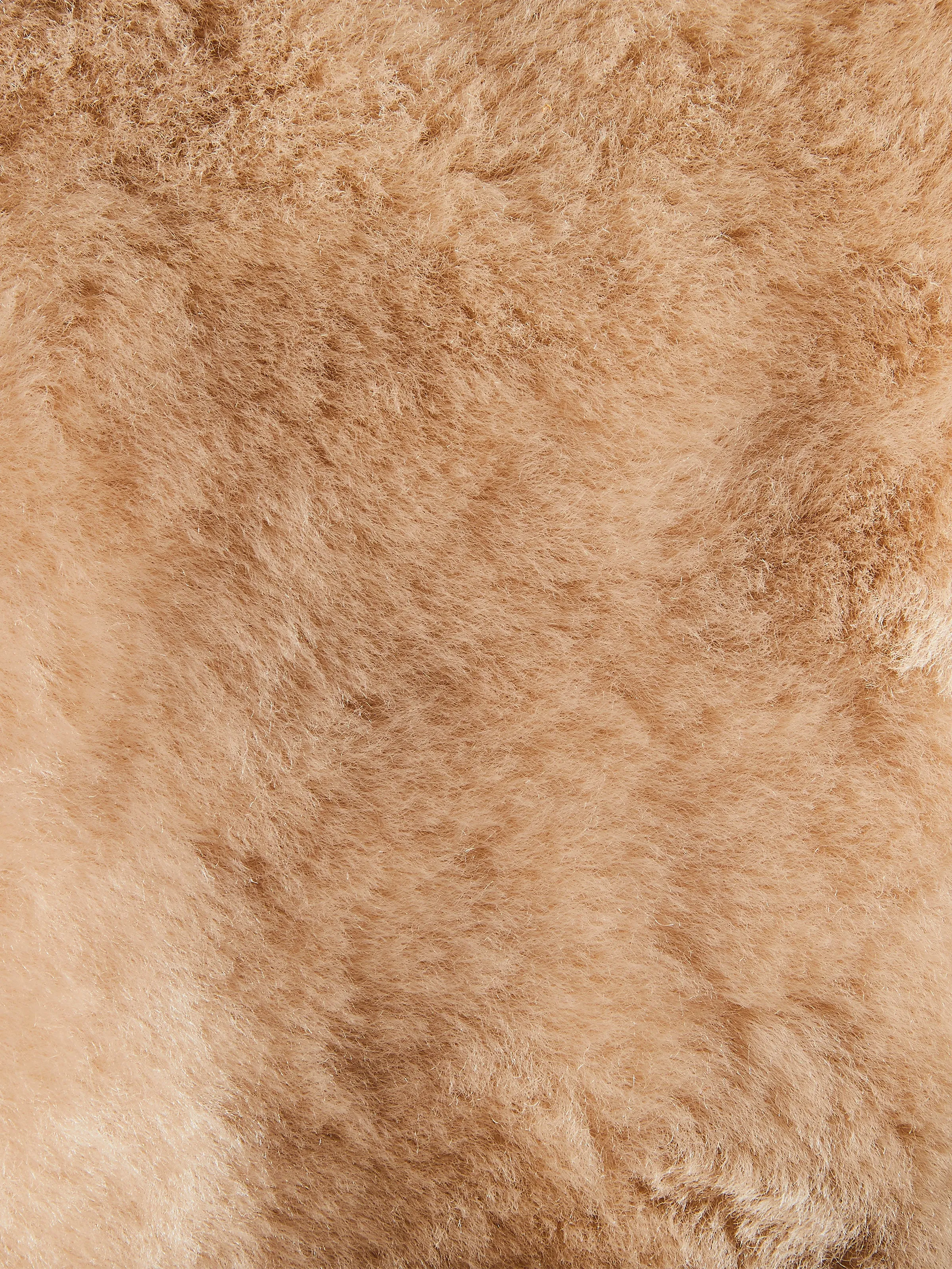 Shearling Lined Regina (Regular Fit) - Cognac Nubuck