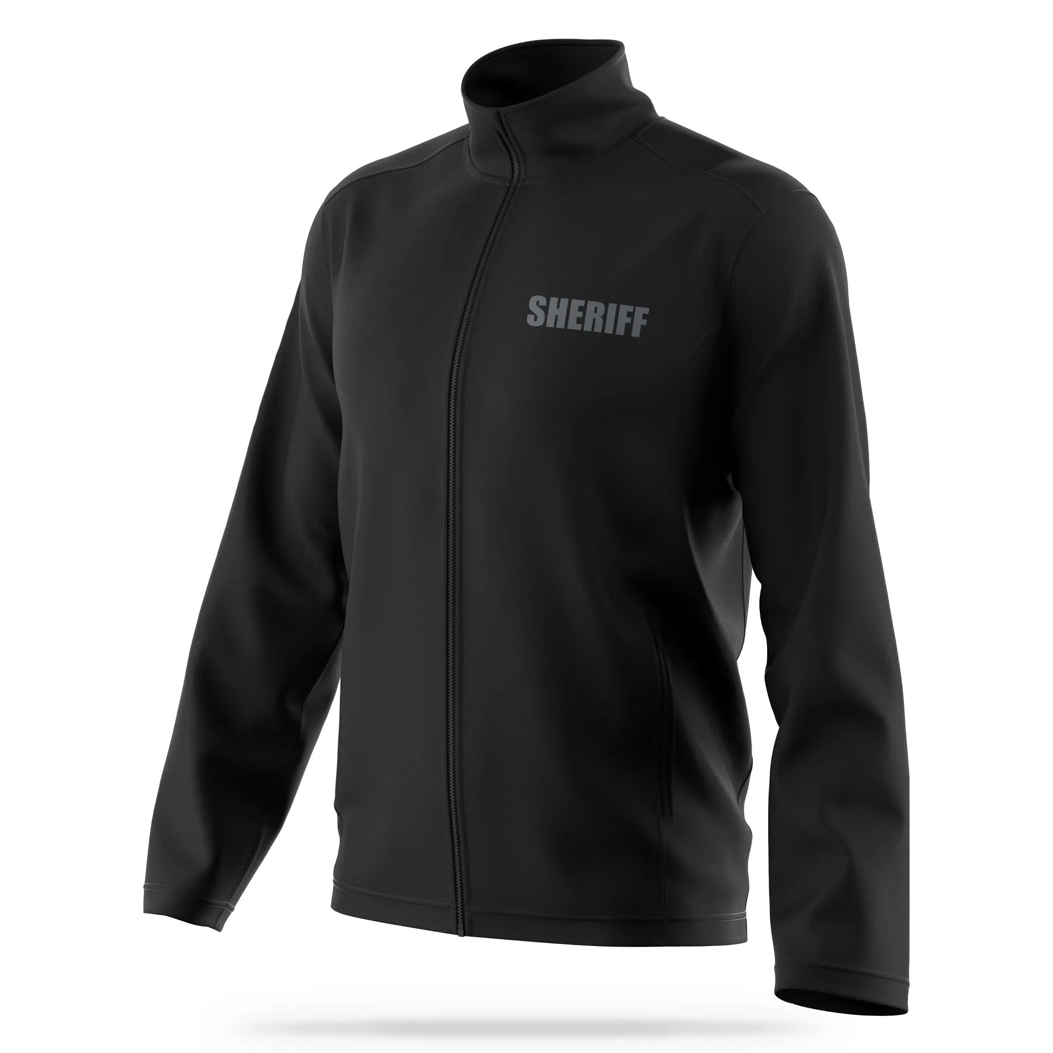 [SHERIFF] Soft Shell Jacket [BLK/GRY]