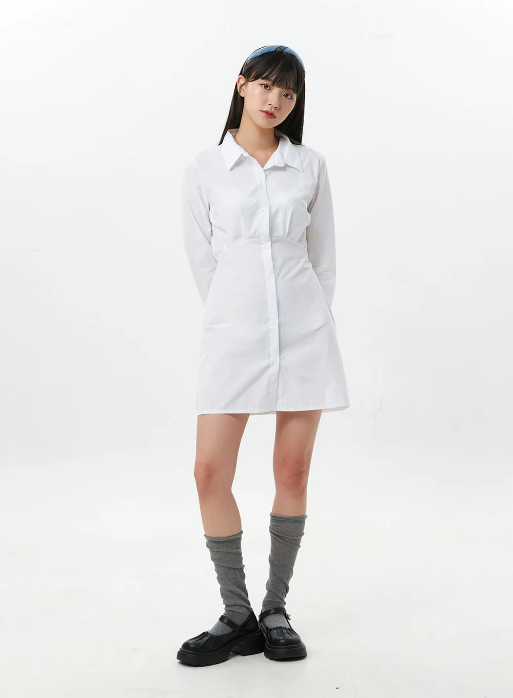 Shirt Mini Dress OS302