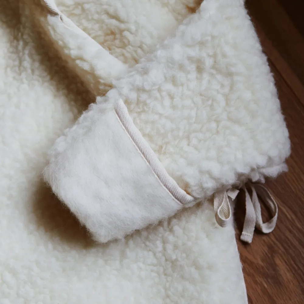 Snuggle suit - 100% Wool - Milk