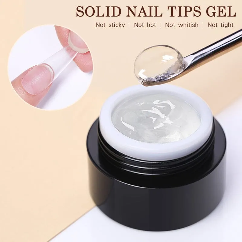 Solid Nail Tips Gel Born Pretty (Clear)