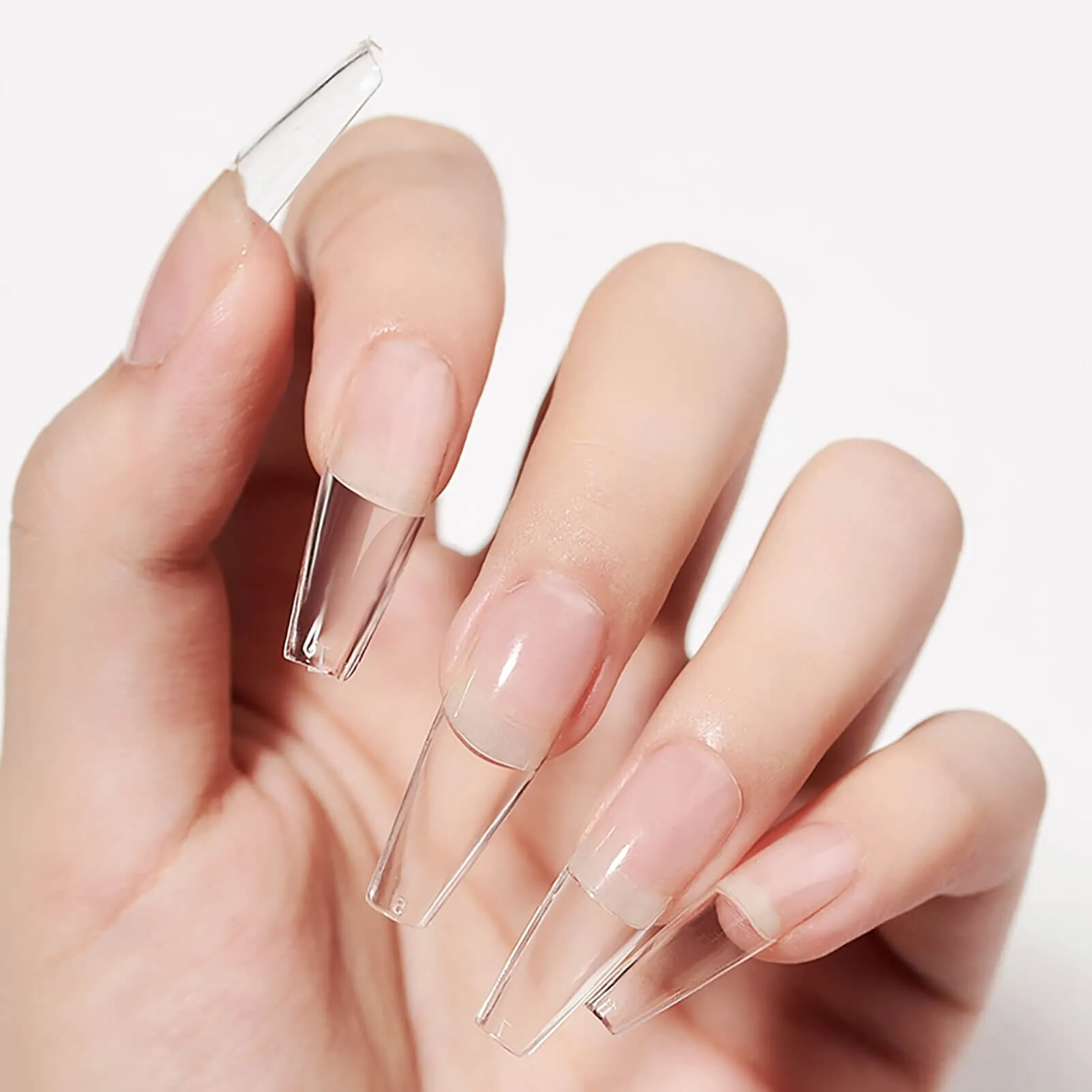 Solid Nail Tips Gel Born Pretty (Clear)