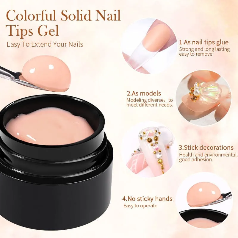 Solid Nail Tips Gel Born Pretty (SN04)