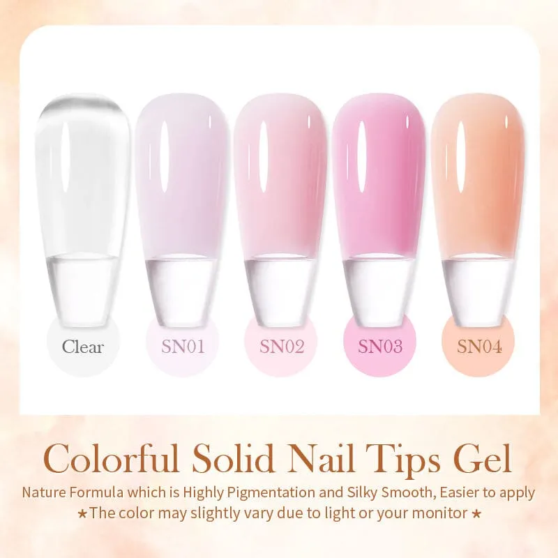 Solid Nail Tips Gel Born Pretty (SN04)