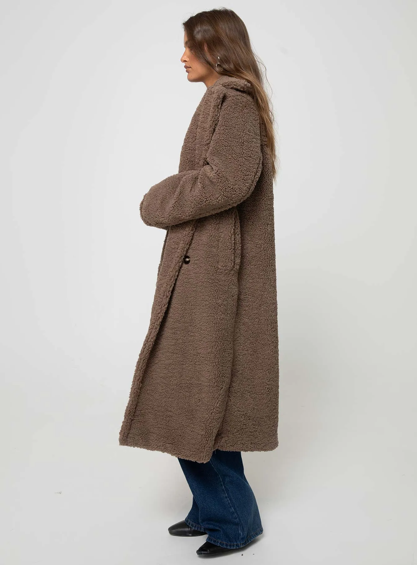 Sonoma Teddy Coat Brown