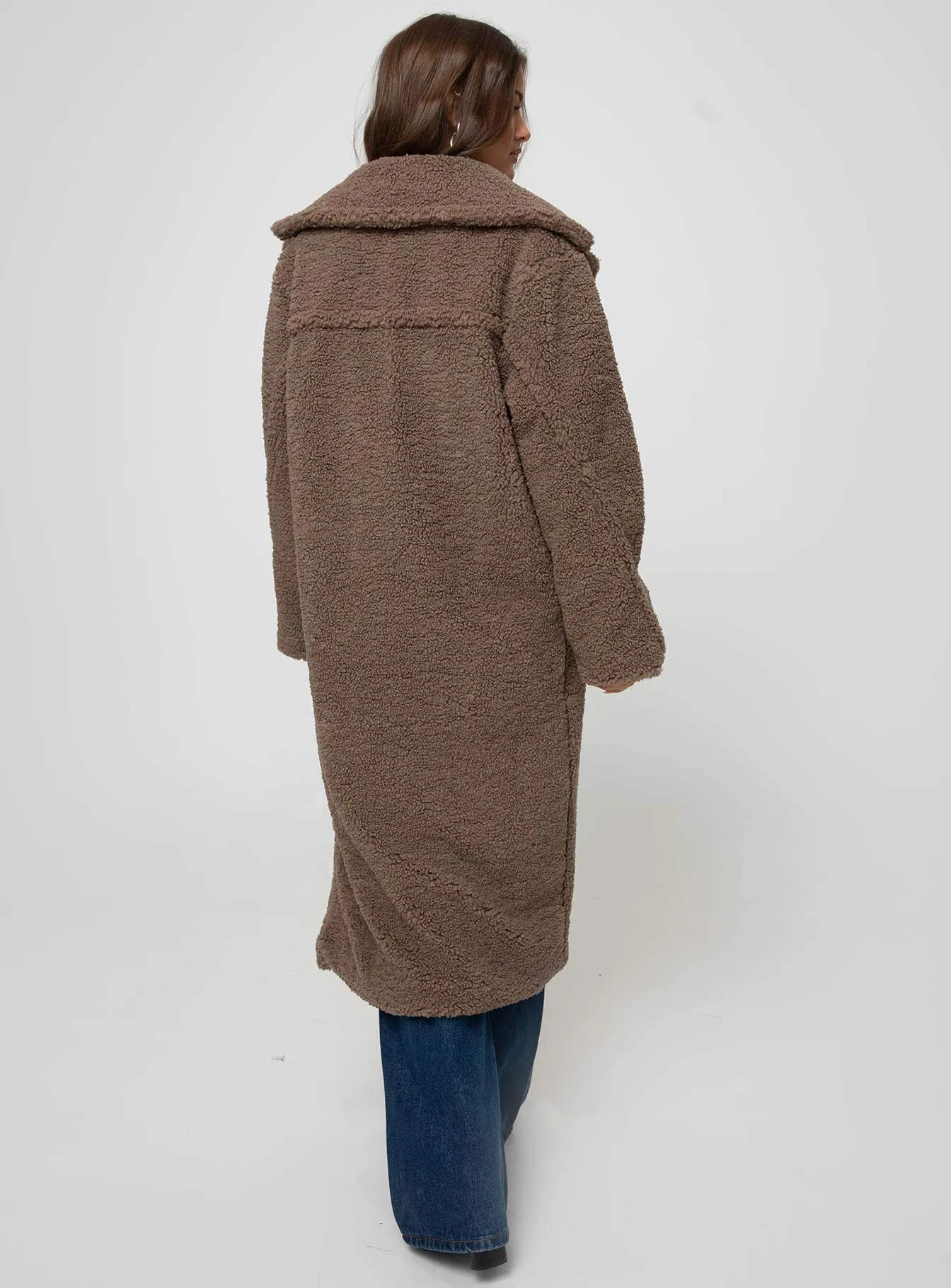 Sonoma Teddy Coat Brown