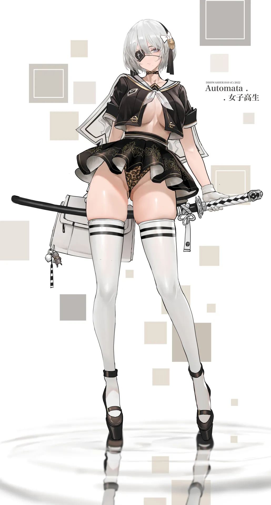 Soul Snatch | NieR: Automata 2B YorHa Highschool Uniform