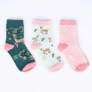 Spring Awakening Kids Crew Socks - 3 Pack