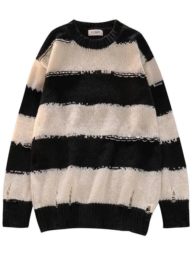 Striped Knitted Sweater