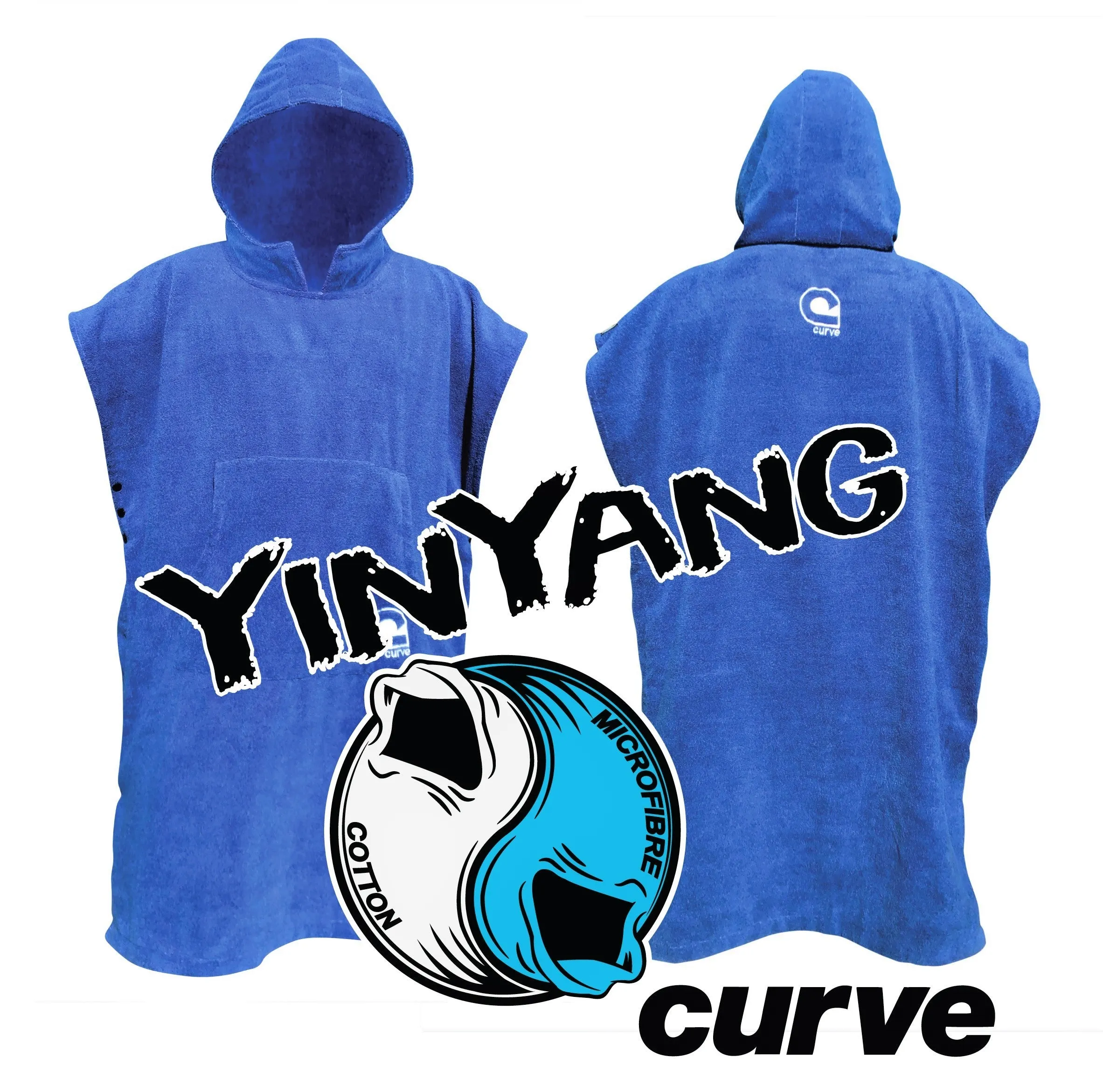 Surf Poncho Towel - *new* Cotton / MF Yinyang for Kids