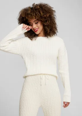 Tall Dakota Cable Knit Sweater