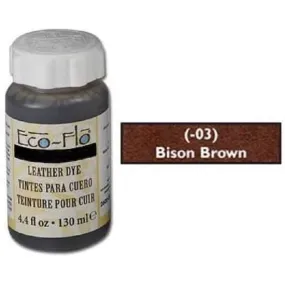 Tandy Leather | Eco-Flo Leather Dye 4.4 fl. oz. (132 ml) #2600-03 | Color Bison Brown