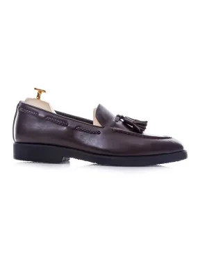 Tassel Loafer - Coffee Leather (Crepe Sole)