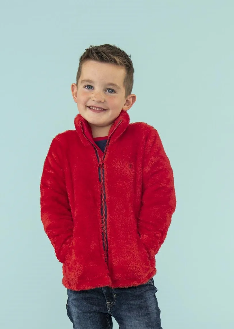 Ted Boys Fleece - Lava Red