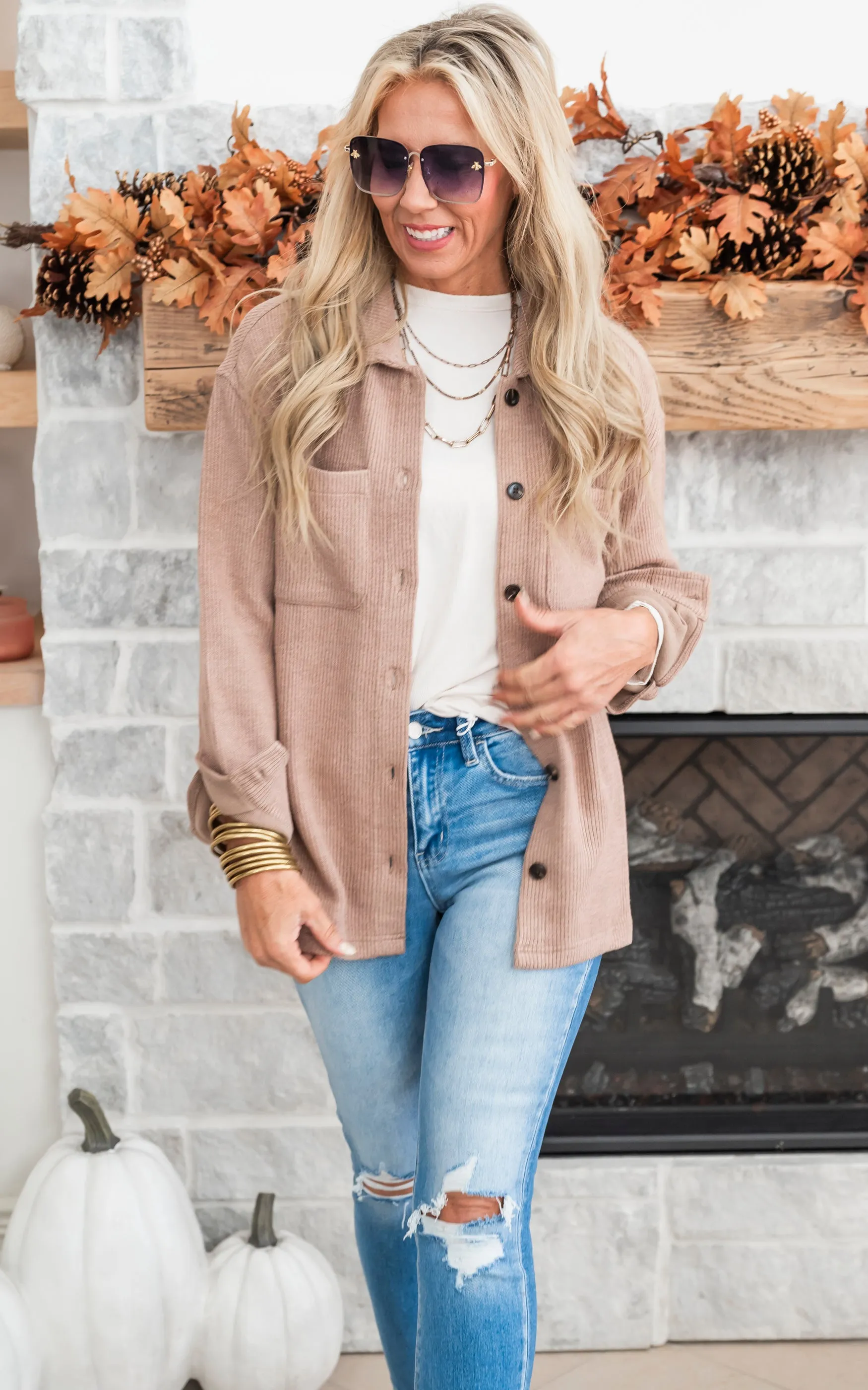 The Almond Emerie Knit Sweater Jacket