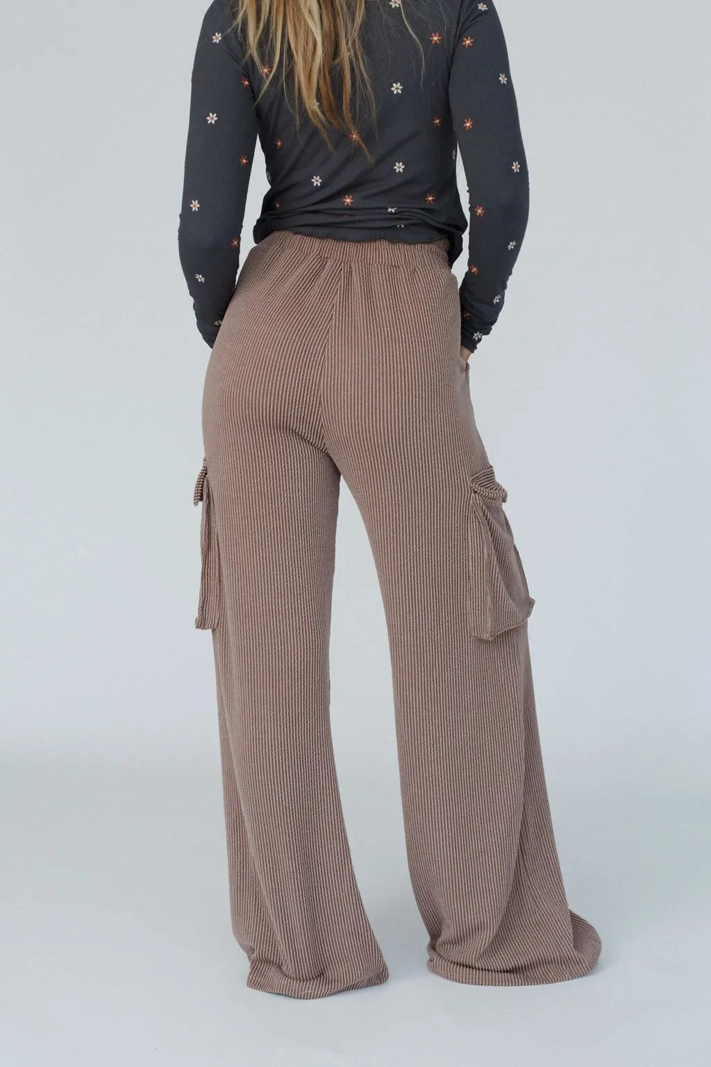 The Nest Keep It Cool Wide Leg Pants - Camel