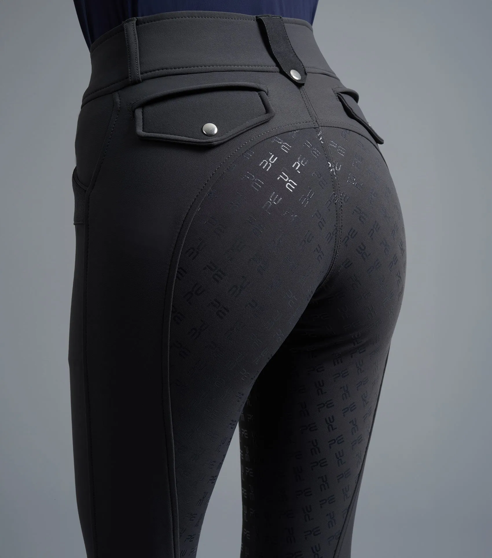 Torino Ladies Full Seat Gel Riding Breeches Anthracite