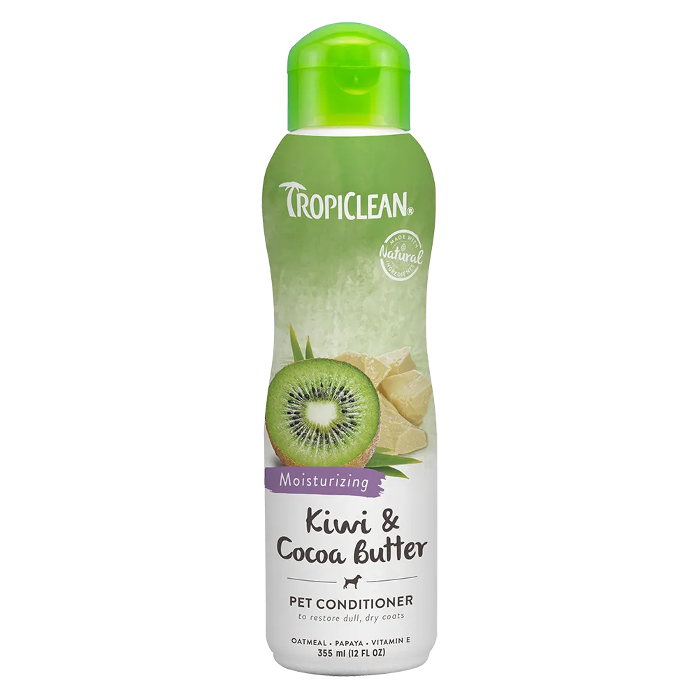 Tropiclean Moisturizing Kiwi & Cocoa Butter Pet Conditioner 12oz