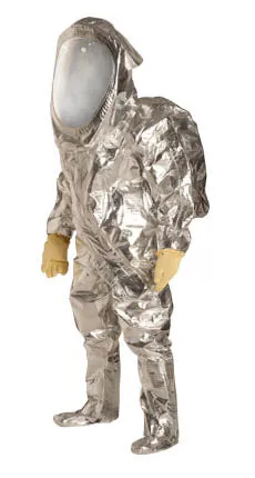 Tychem 10000 Heavy-Duty Aluminized Foil Fabric Chemical Protection Suit