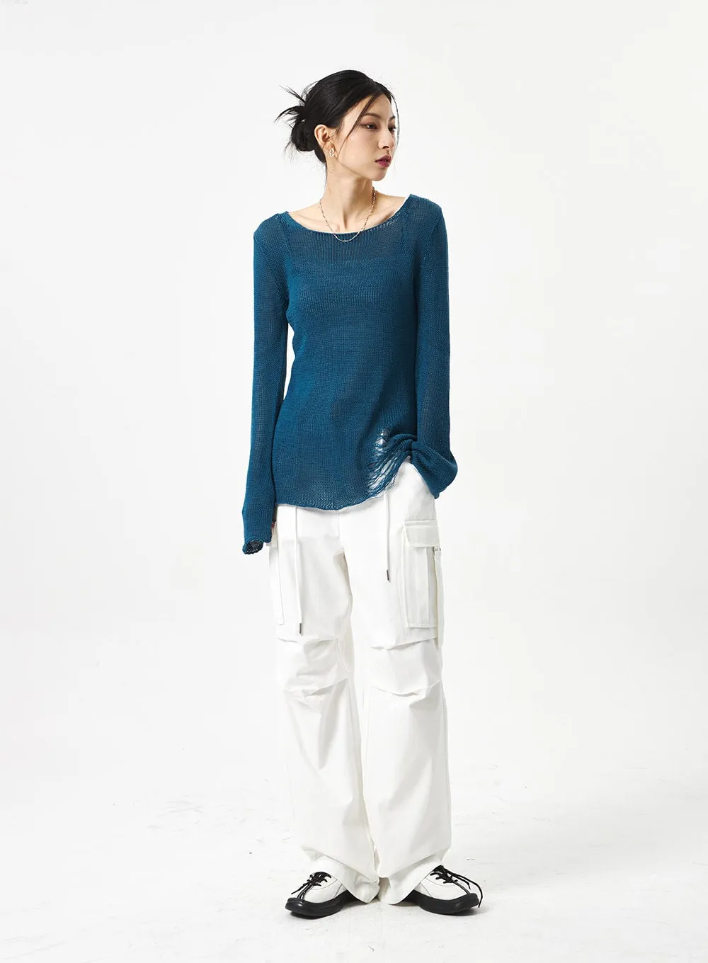 Wide Cargo Pants CA311