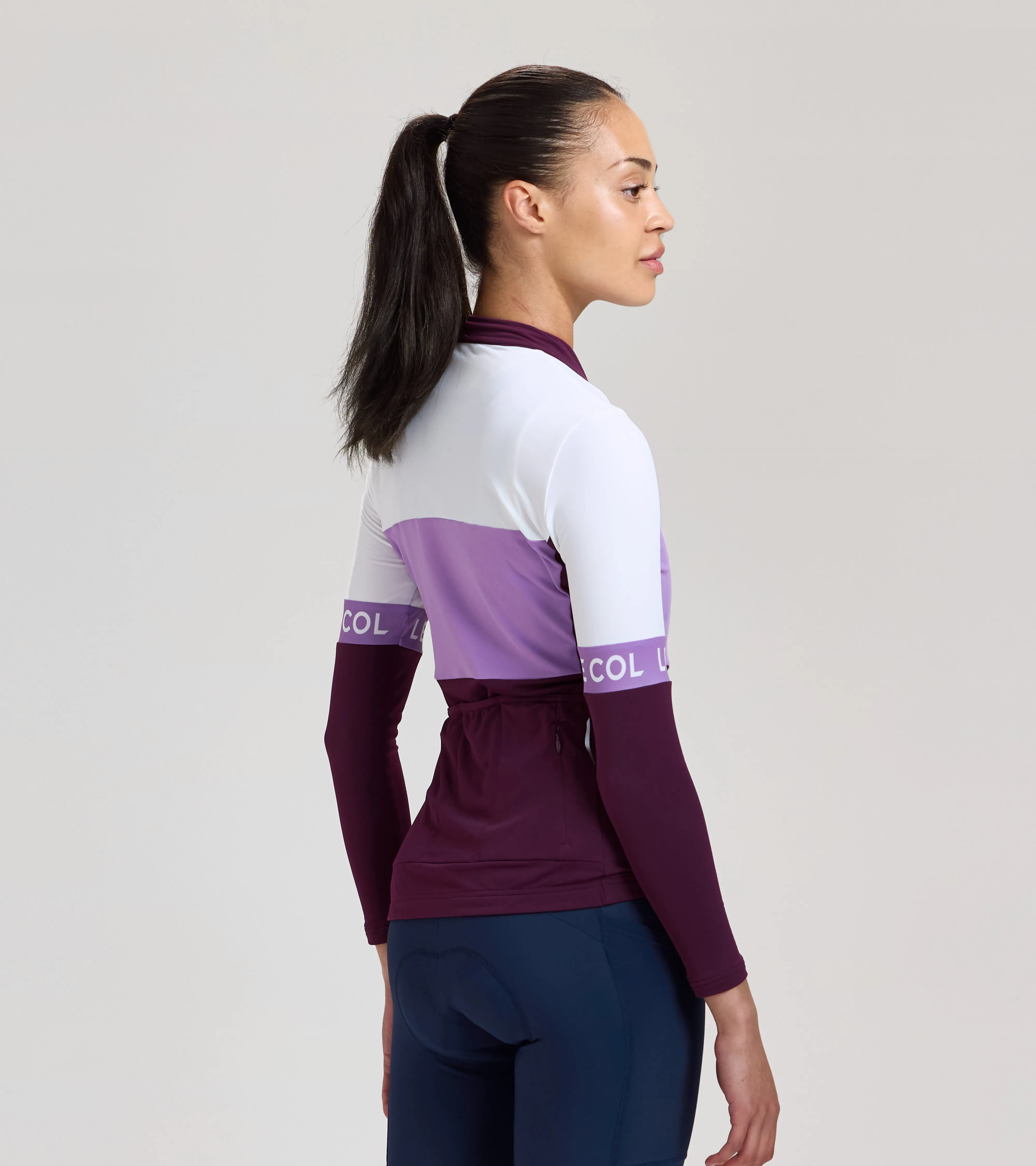 Womens Sport Tricolour Long Sleeve Jersey