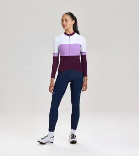 Womens Sport Tricolour Long Sleeve Jersey