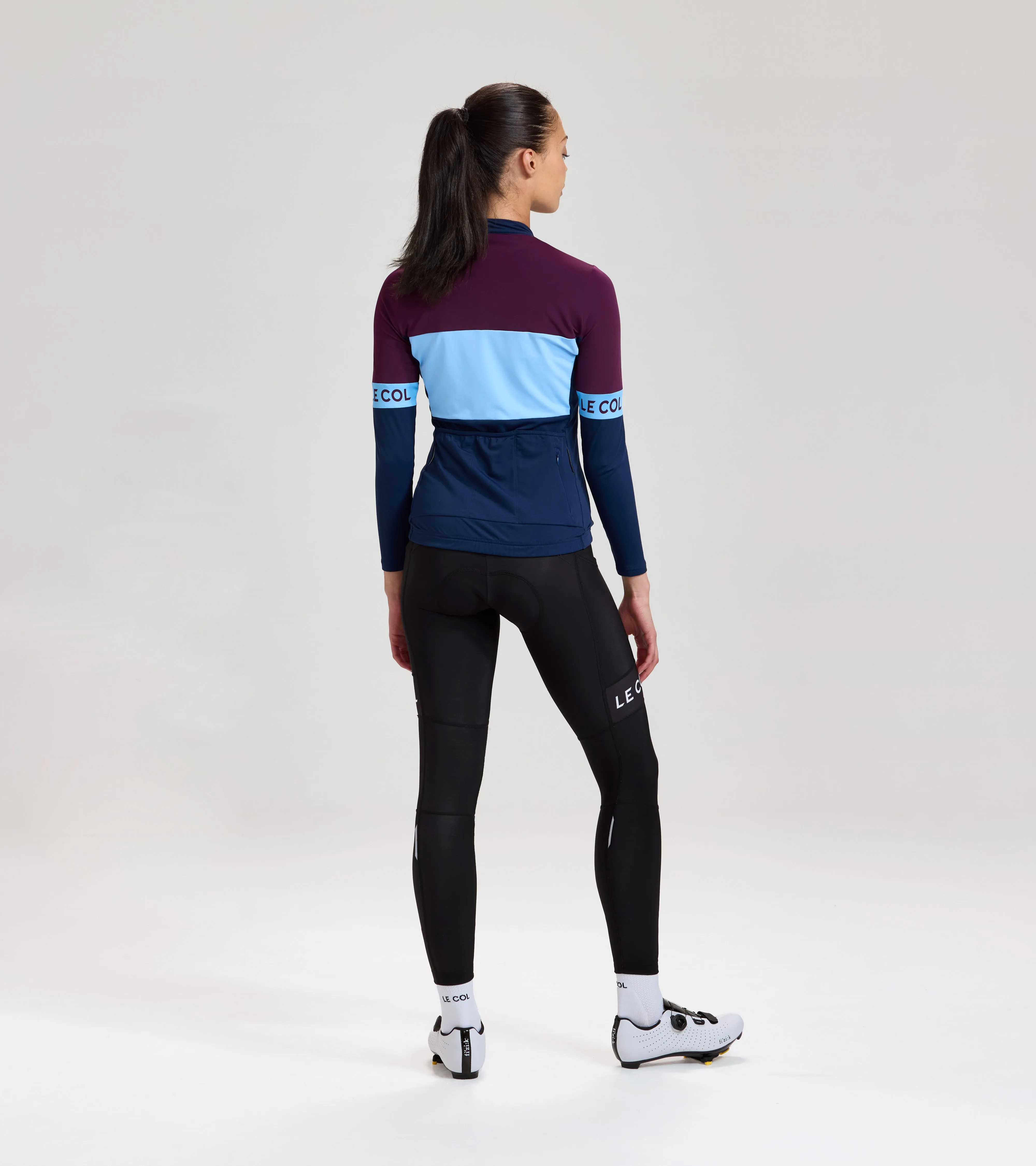 Womens Sport Tricolour Long Sleeve Jersey