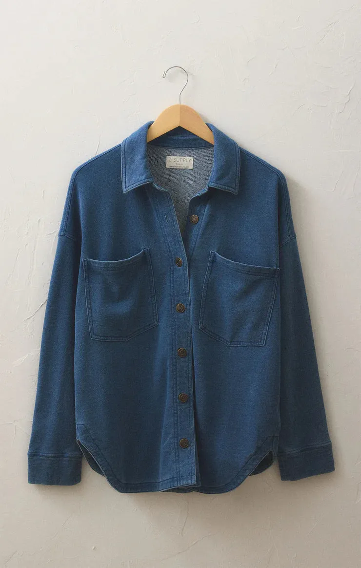 Z SUPPLY All Day Knit Denim Jacket