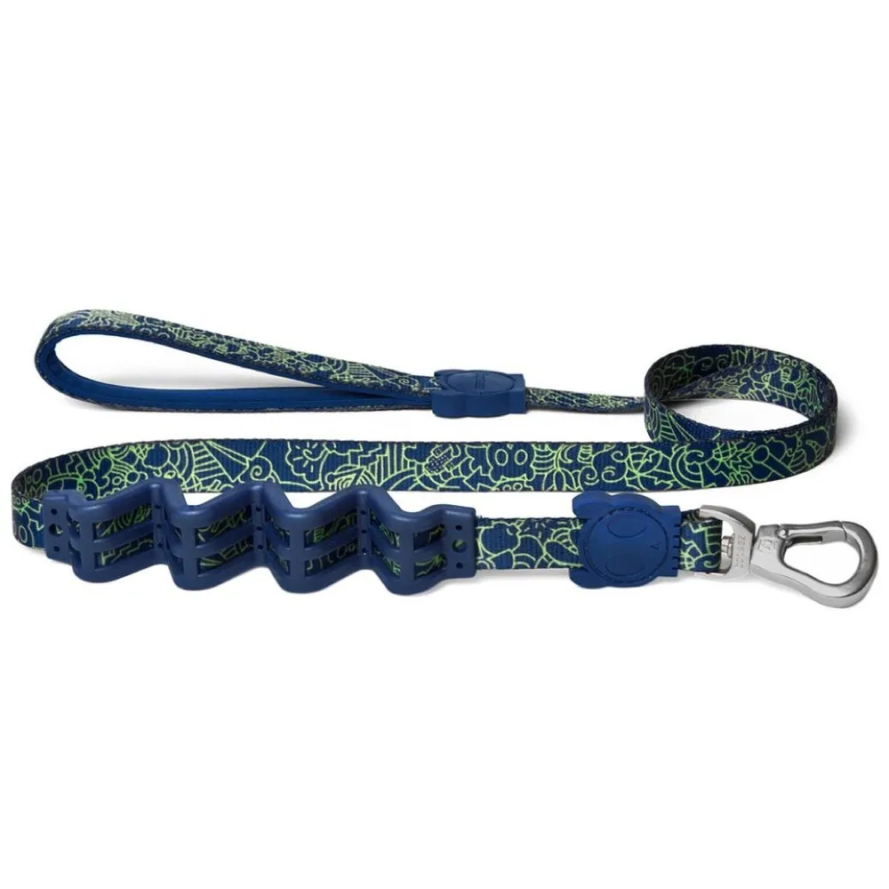 Zee.Dog Spooky RUFF Shock Absorbent Dog Leash - Small